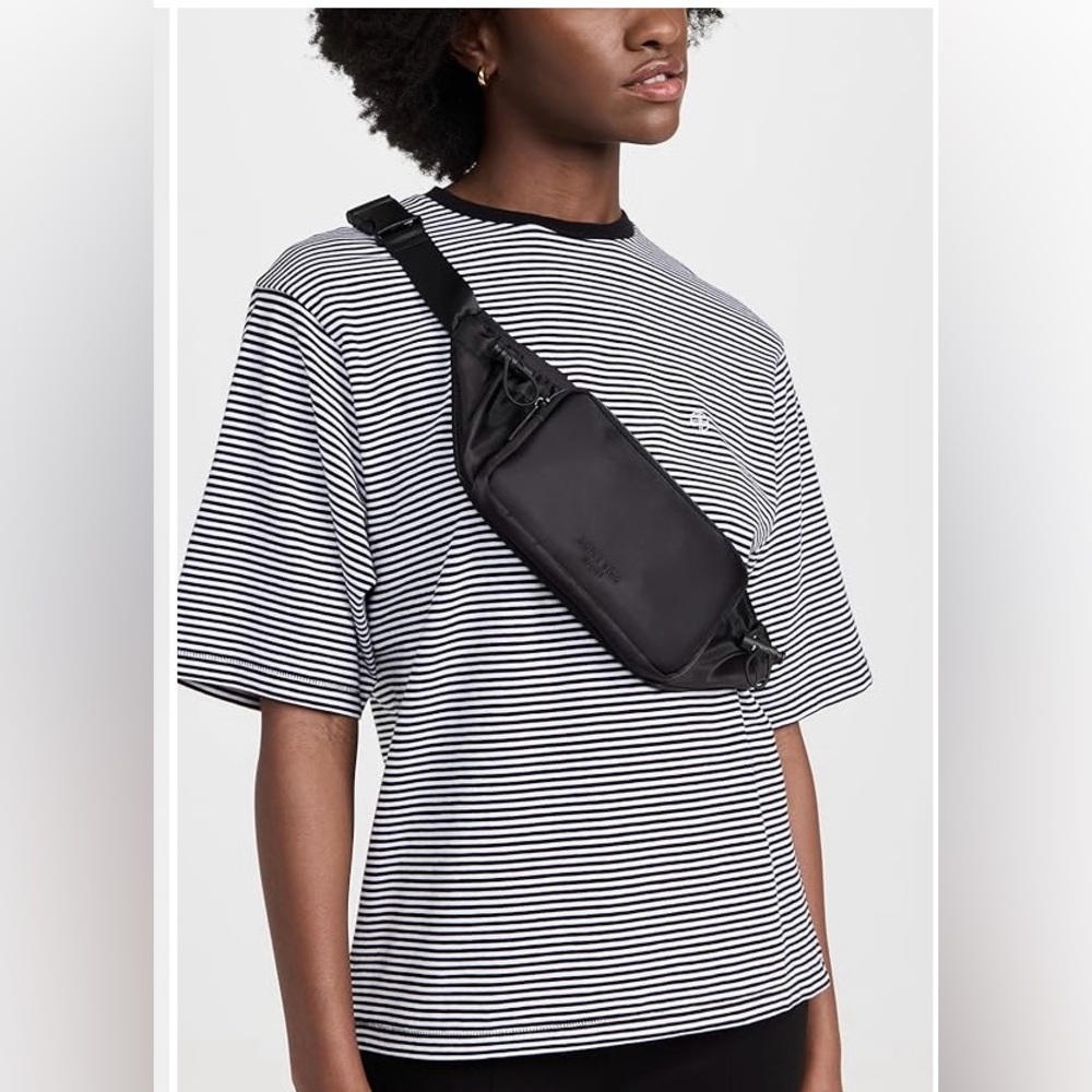 Anine Bing Serena Belt Bag in black